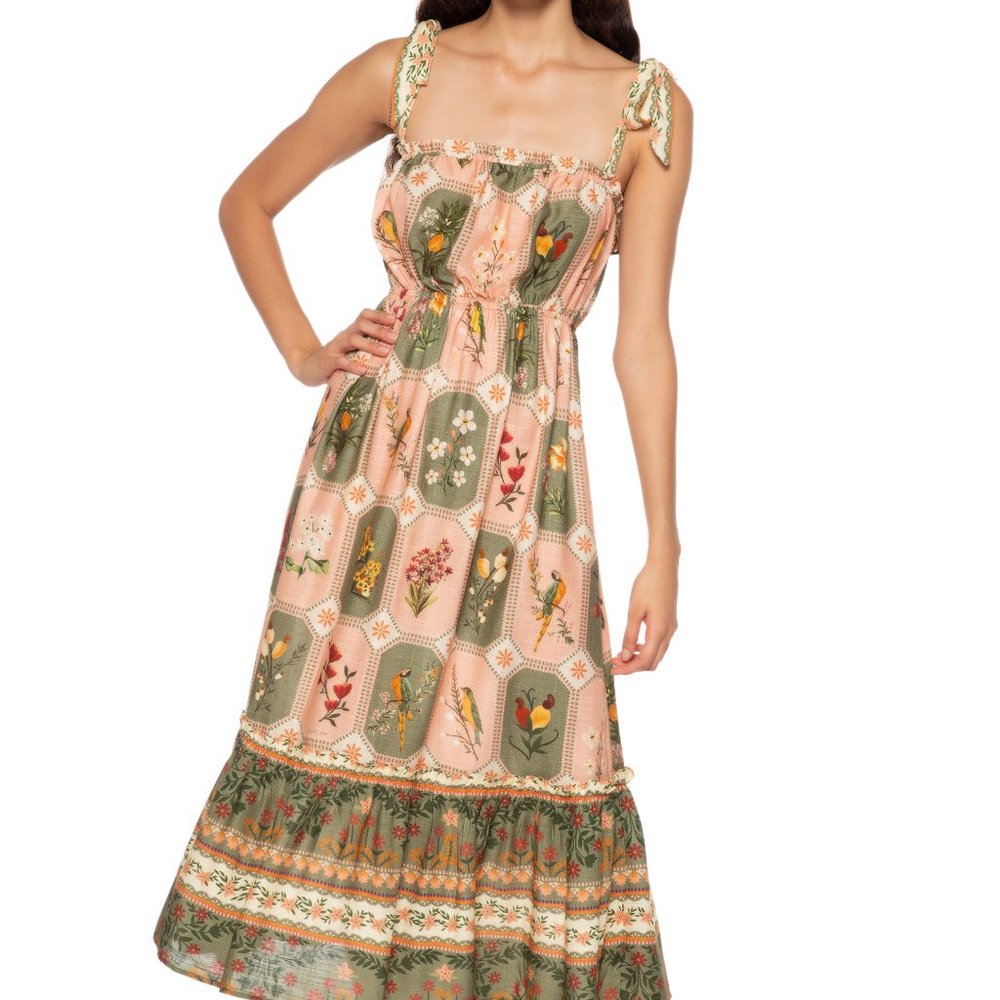 FARM Rio Midi dress, sz medium